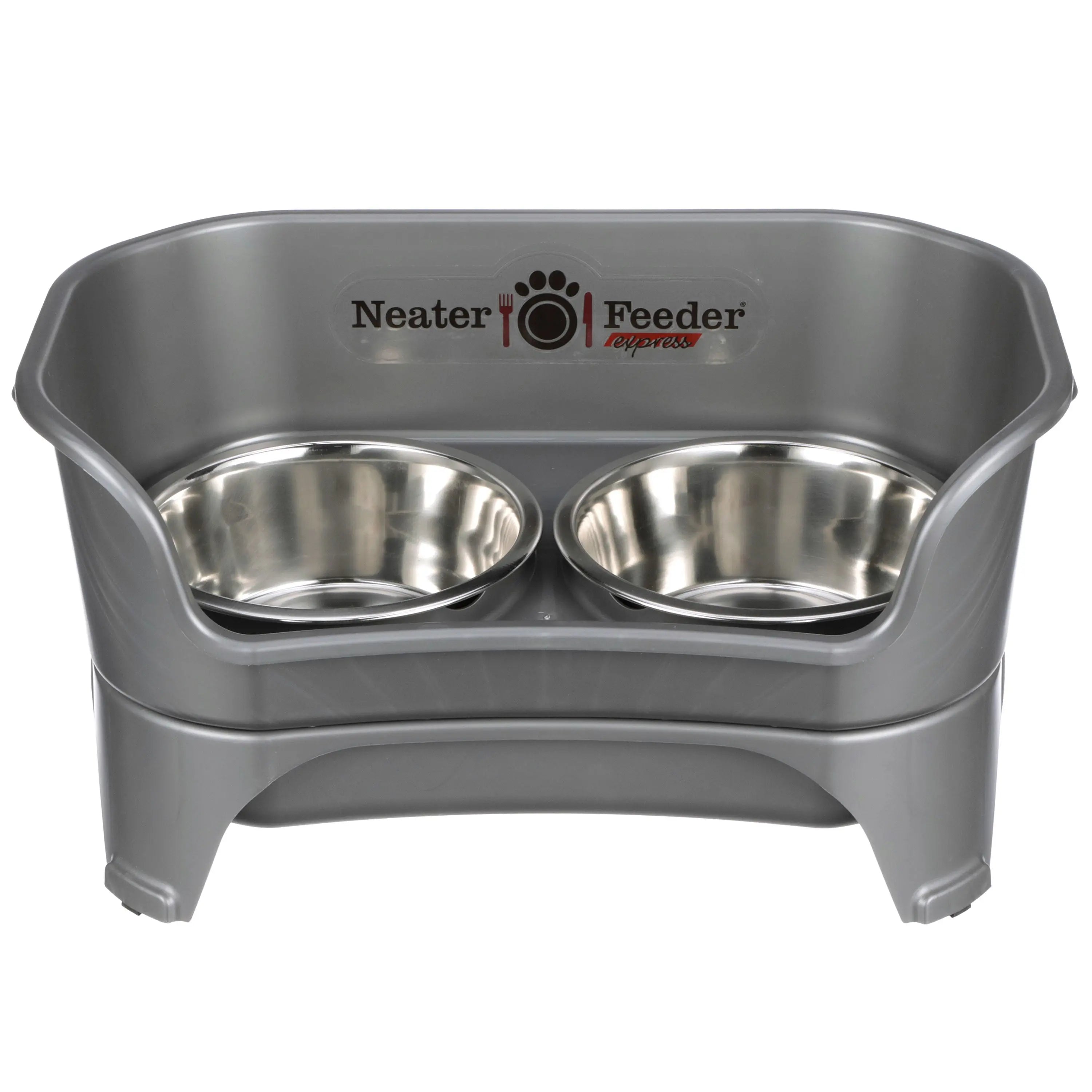 Introducing the EXPRESS Neater Feeder for Dogs - The Ultimate Mess-Proof Elevated Feeder with Stainless Steel Bowls, BPA-Free Design, and Easy Clean-Up!