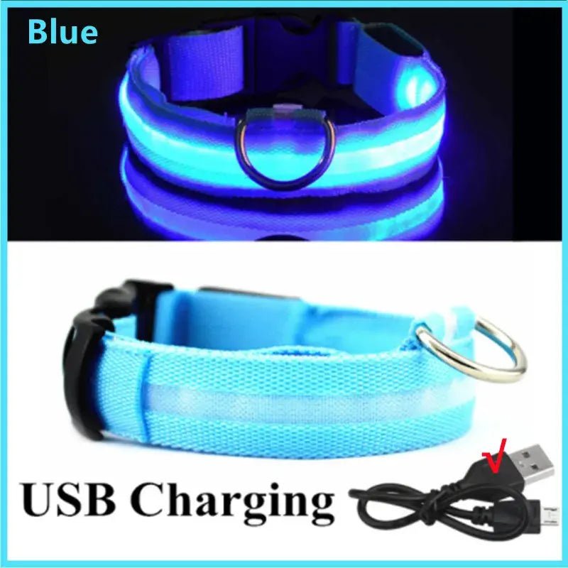 LED Safety Dog Collar - Leash & Lift