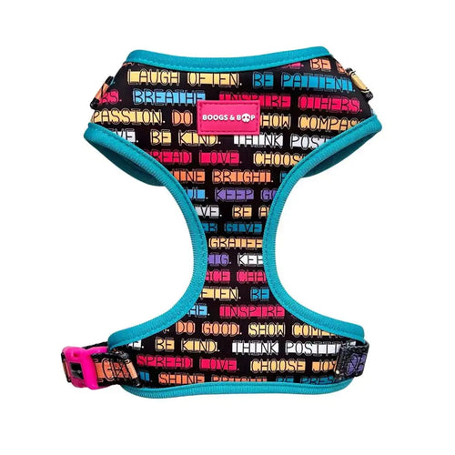 Adjustable Positive Affirmations Canine Harness
