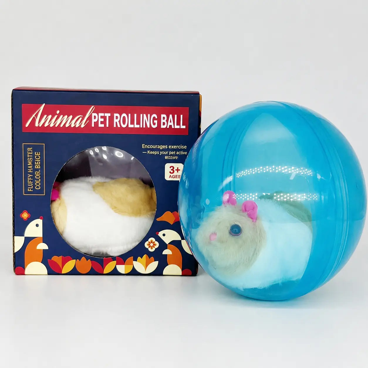 Engaging and Fun Boredom Buster Smart Cat Toy - USB Rechargeable Auto-Rolling Ball for Indoor Cats with Interactive Mouse Play
