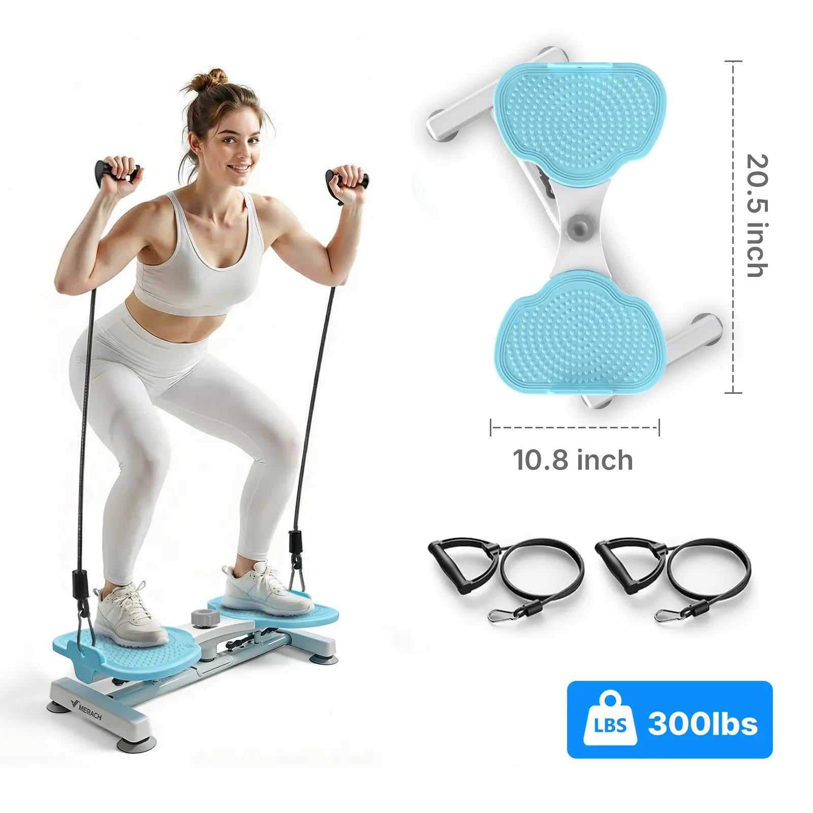 Transform Your Core with the Merach Waist Twist Machine - Silent, Stable, and Non-Slip Abdominal Roller for Effective Workouts!