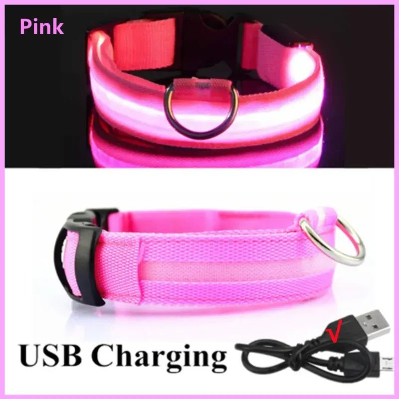 LED Safety Dog Collar - Leash & Lift