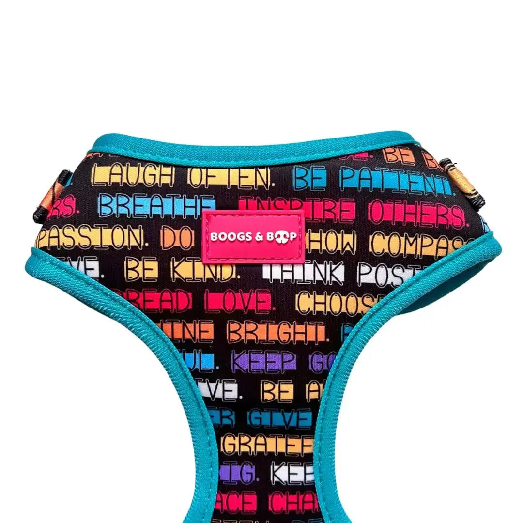 Adjustable Positive Affirmations Canine Harness