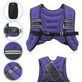 Zelus Adjustable Weighted Vests (6 - 30 lbs) with Detachable Phone Pouch, Reflective Stripes, and Straps for Enhanced Exercise and Strength Training - Leash & Lift
