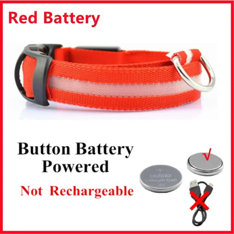LED Safety Dog Collar - Leash & Lift