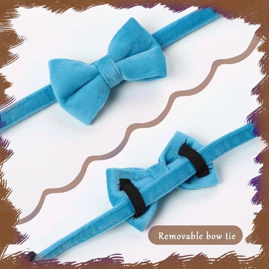 Bow & Bell Pet Collar — Adjustable, Cats & Small Dogs - Leash & Lift