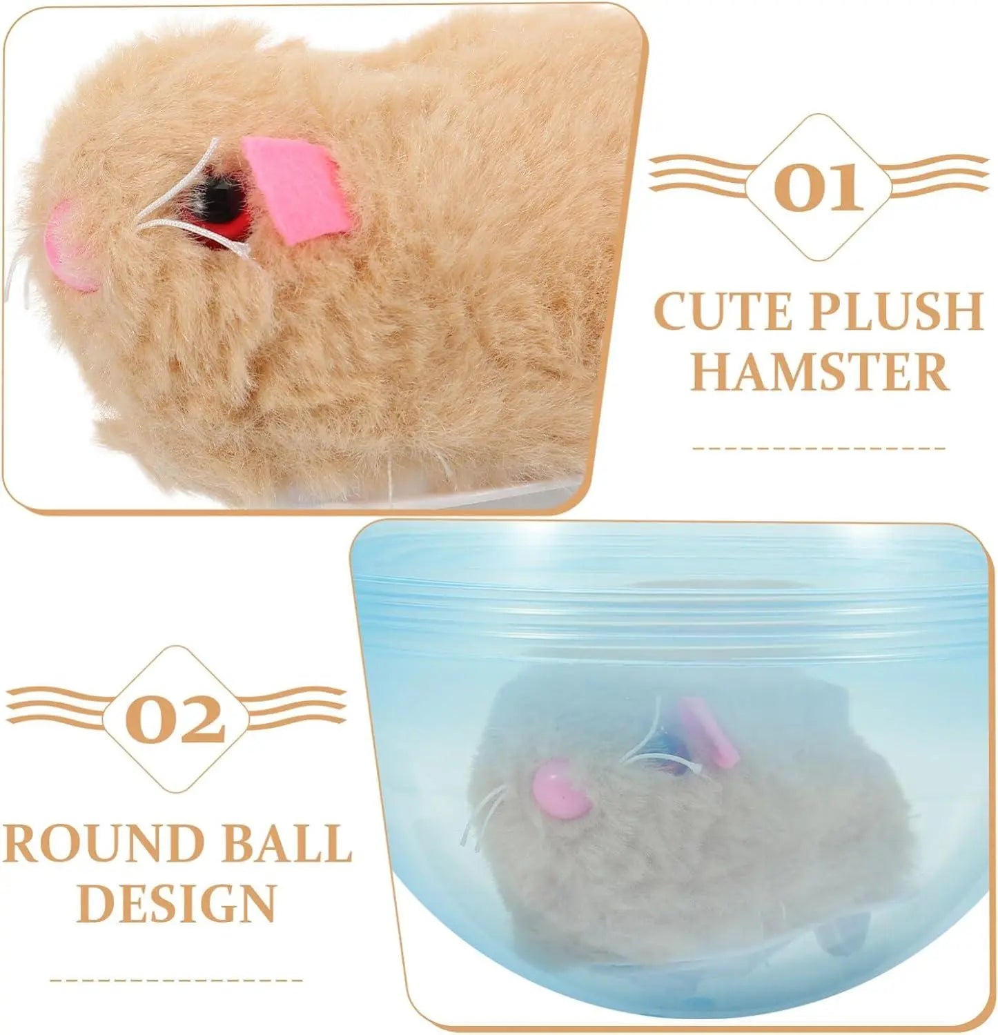 Engaging and Fun Boredom Buster Smart Cat Toy - USB Rechargeable Auto-Rolling Ball for Indoor Cats with Interactive Mouse Play