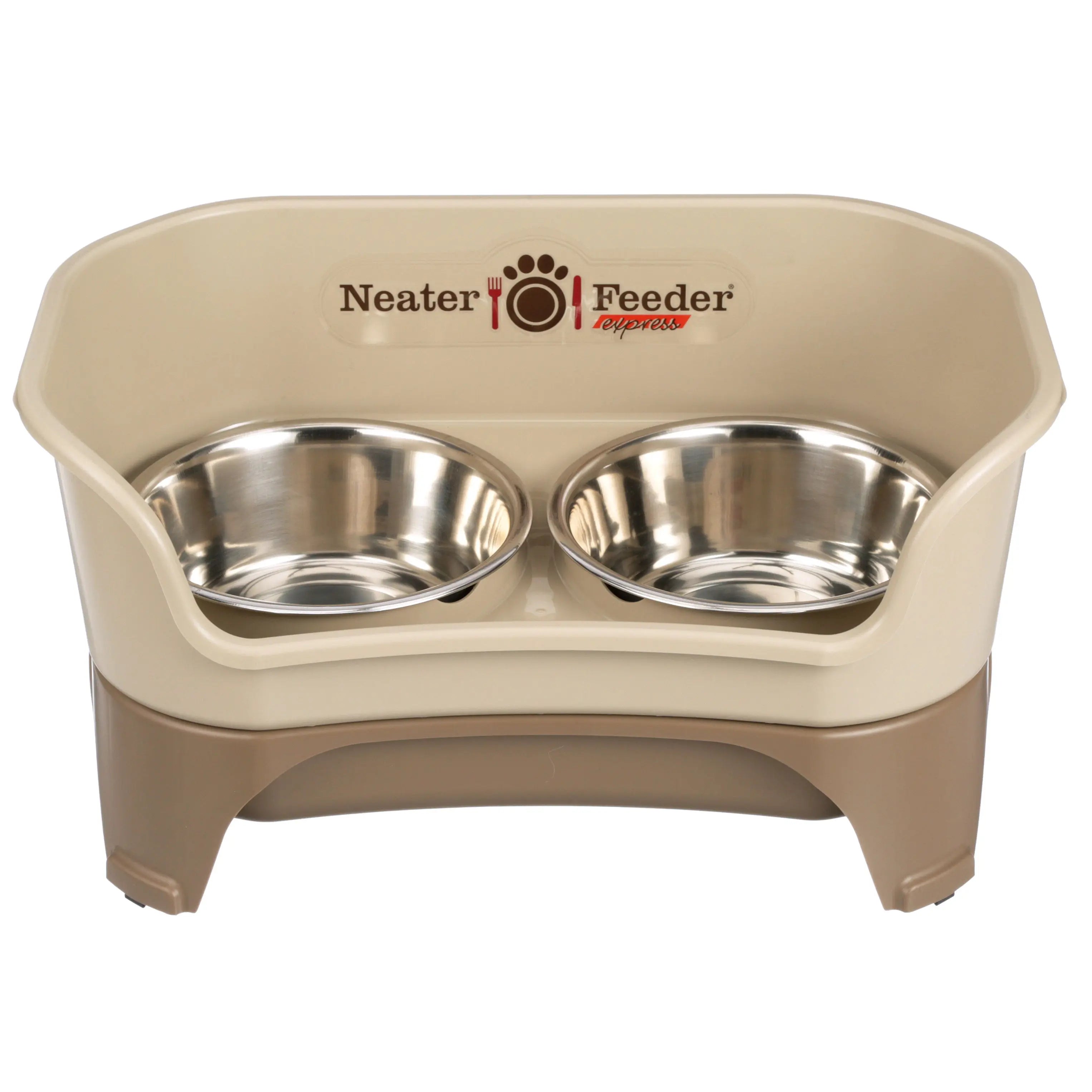 Introducing the EXPRESS Neater Feeder for Dogs - The Ultimate Mess-Proof Elevated Feeder with Stainless Steel Bowls, BPA-Free Design, and Easy Clean-Up!