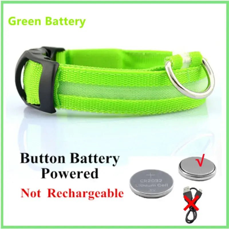 LED Safety Dog Collar - Leash & Lift