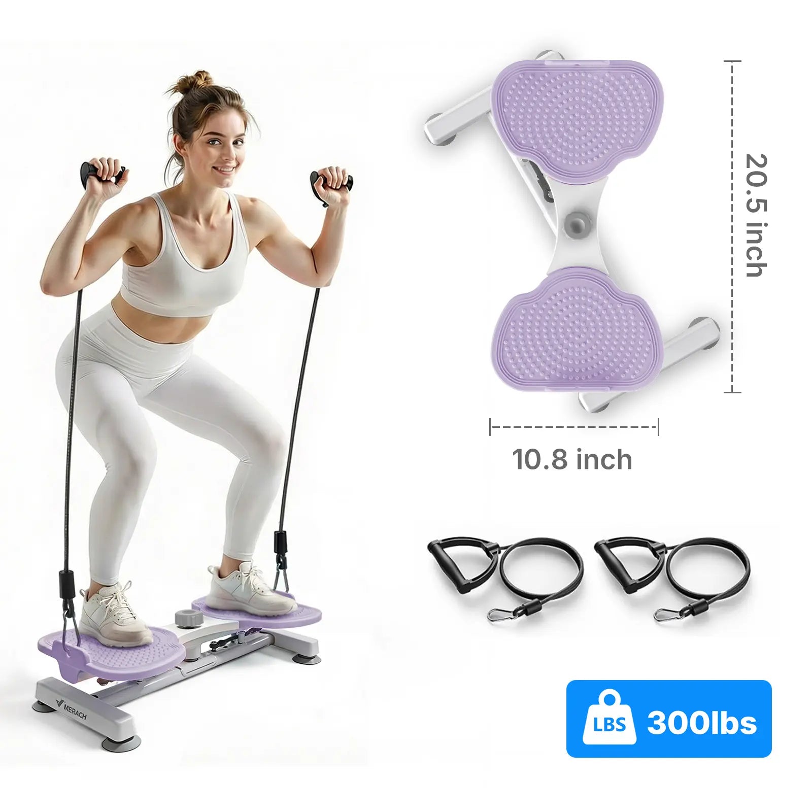Transform Your Core with the Merach Waist Twist Machine - Silent, Stable, and Non-Slip Abdominal Roller for Effective Workouts!