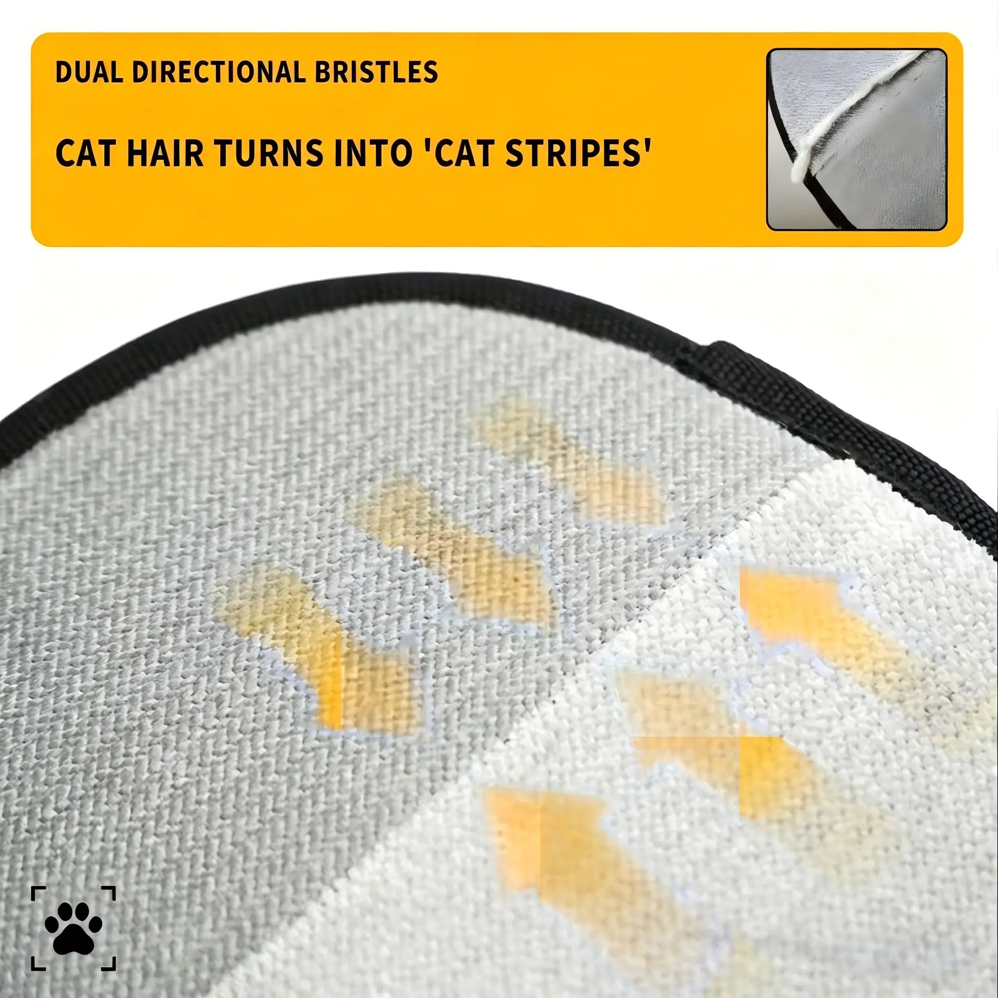 Effortless Pet Hair Removal with Electrostatic Gloves - Two-Way Brush for Cats and Dogs, Reusable & Perfect for Furniture, Carpets, and Cars