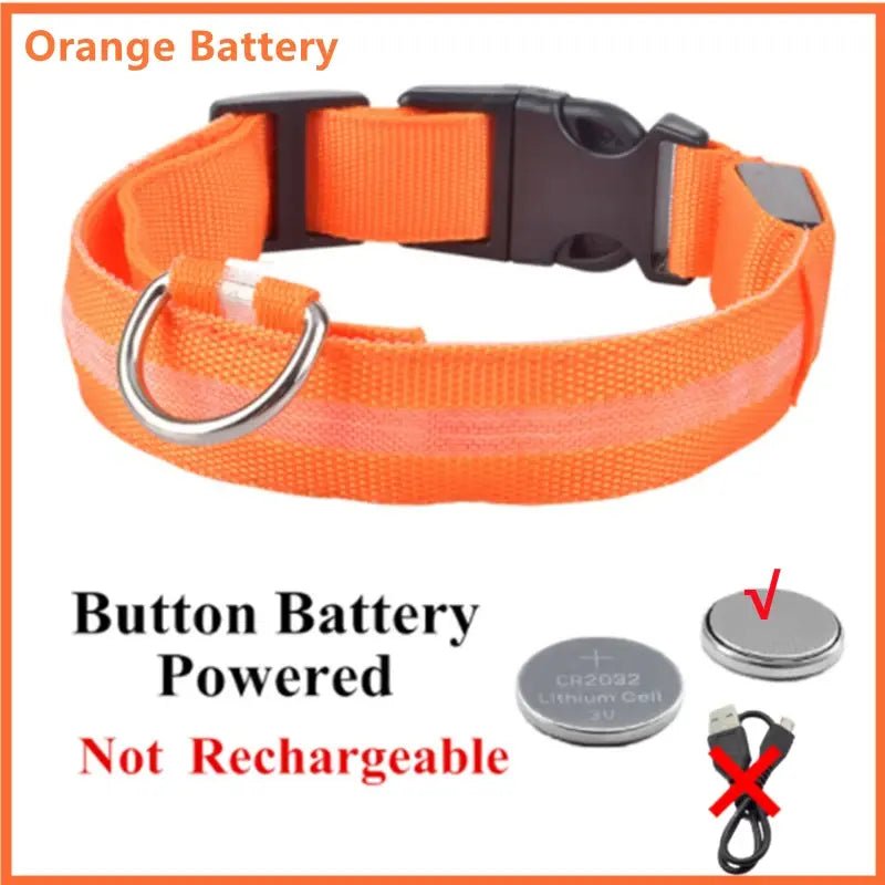 LED Safety Dog Collar - Leash & Lift
