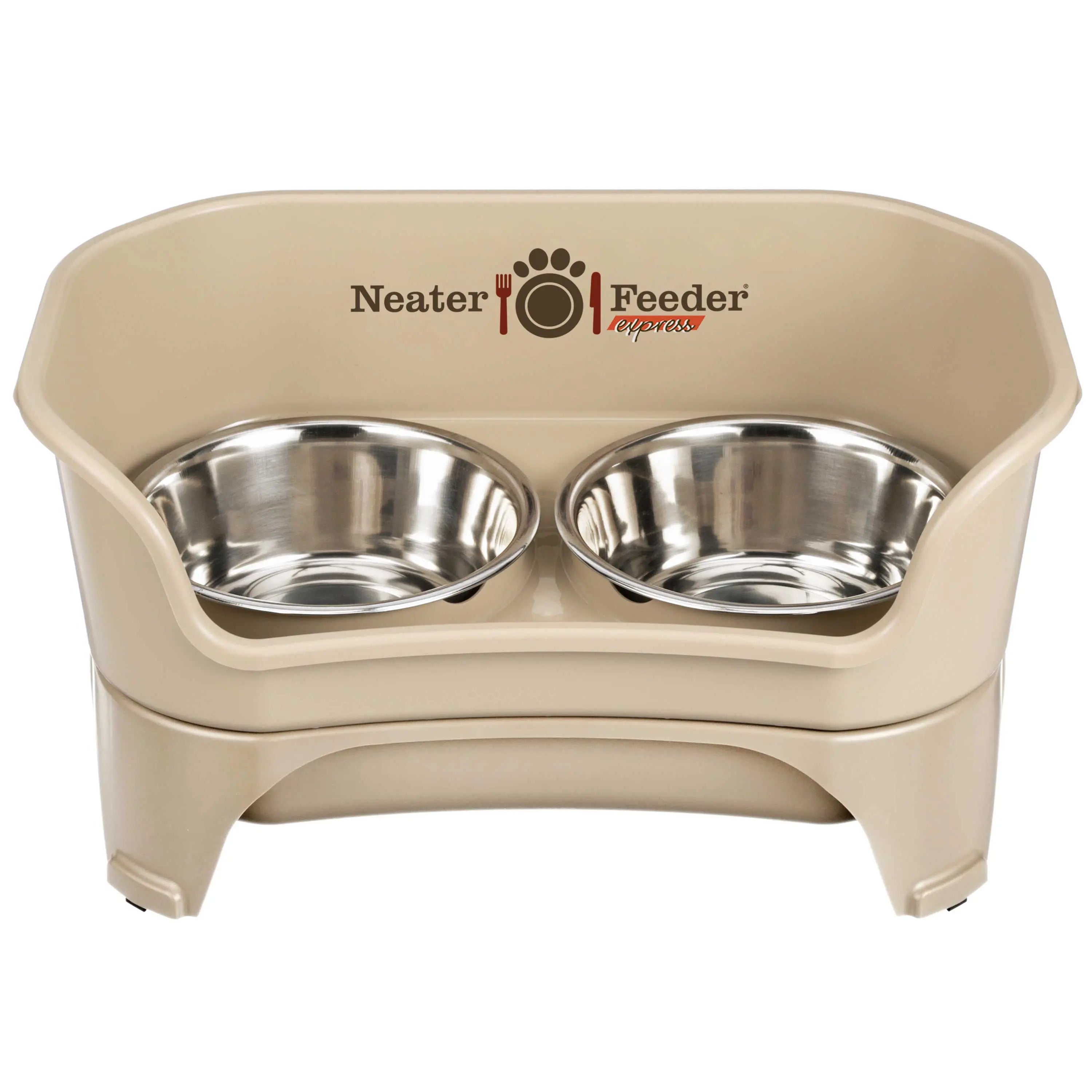Introducing the EXPRESS Neater Feeder for Dogs - The Ultimate Mess-Proof Elevated Feeder with Stainless Steel Bowls, BPA-Free Design, and Easy Clean-Up!