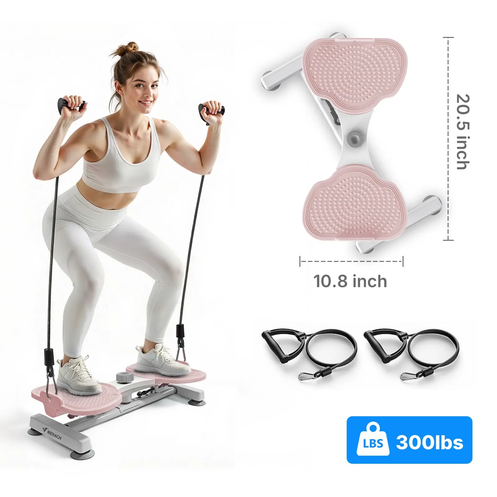 Transform Your Core with the Merach Waist Twist Machine - Silent, Stable, and Non-Slip Abdominal Roller for Effective Workouts!